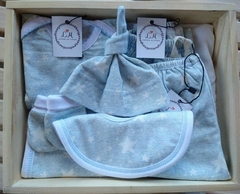 Ajuar Baby Estrellitas + Baby Box - comprar online