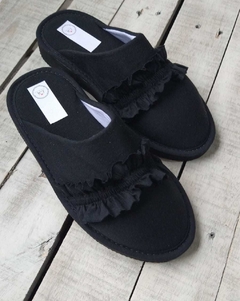 Pantuflas Paris Black