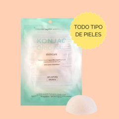 Esponja Facial Konjac Blanca