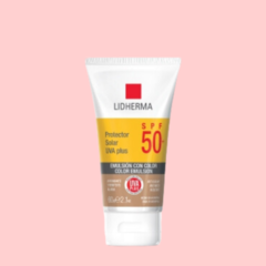 Protector solar SPF 50+ color UVA plus