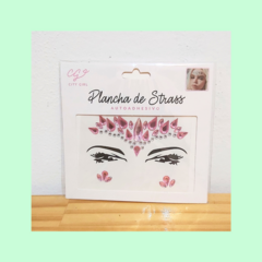 Plancha strass rostro City Girl (mod. 1) - Pau makeup