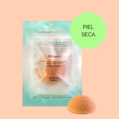 Esponja Facial Konjac Arcilla Rosa Francés