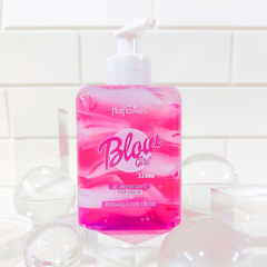 Blow Girl Gel Beijavel Virilha Morango com Creme - Hot Flowers 320ml - Flora Of Sea