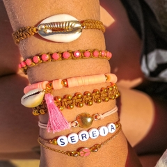 Mix Pulseiras Sereia Dourada