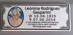 Placa de Porcelana Com Foto