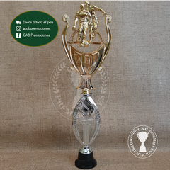 Trofeo plástico fútbol alto - Ovalado BN - - comprar online