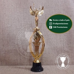 Trofeo plástico triunfo alado standard - Ovalado BN - - tienda online