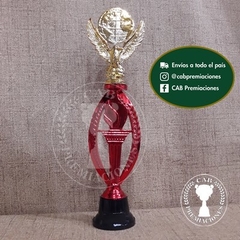 Trofeo plástico águila mundo standard - Ovalado BN - - comprar online