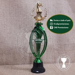 Trofeo plástico ajedrez - Ovalado BN - - tienda online