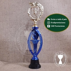 Trofeo plástico rugby laurel - Ovalado BN - - comprar online