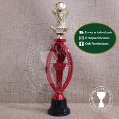 Trofeo plástico basket aro pelota - Ovalado BN - - tienda online