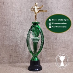 Trofeo plástico taekwondo patada artes marciales - Ovalado BN - - comprar online