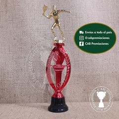 Trofeo plástico padel alto paddle - Ovalado BN - - comprar online