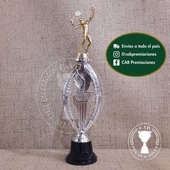 Trofeo plástico tenis masculino tennis - Ovalado BN - - comprar online