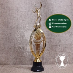 Trofeo plástico tenis masculino tennis - Ovalado BN - - tienda online