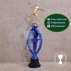 Trofeo plástico handball jugador handbol - Ovalado BN - - comprar online