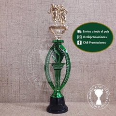 Trofeo plástico atletismo running maratón 2D - Ovalado BN - - comprar online