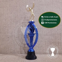 Trofeo plástico padel pequeño paddle - Ovalado BN - - comprar online