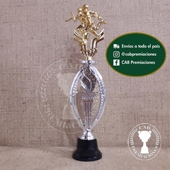 Trofeo plástico atletismo running llegada- Ovalado BN - - tienda online