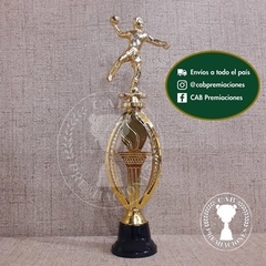 Trofeo plástico handball jugador handbol - Ovalado BN - - tienda online