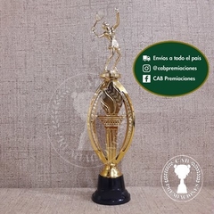 Trofeo plástico tenis femenino tennis - Ovalado BN - - comprar online