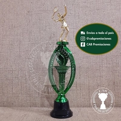 Trofeo plástico tenis femenino tennis - Ovalado BN - - tienda online