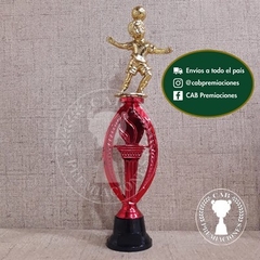 Trofeo plástico fútbol infantil - freestyle - Ovalado BN - - comprar online