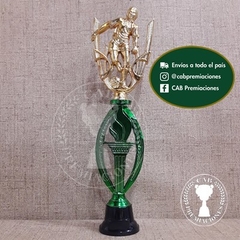 Trofeo plástico fútbol oferta - Ovalado - en internet