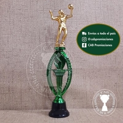 Trofeo plástico voley alto - Ovalado BN - - tienda online