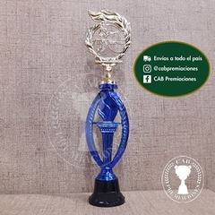 Trofeo plástico handball laurel handbol - Ovalado BN - - CAB Premiaciones