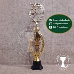 Trofeo plástico handball laurel handbol - Ovalado BN - - tienda online