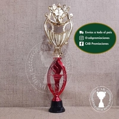 Trofeo plástico automovilismo alto - Ovalado BN - - comprar online