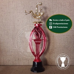 Trofeo plástico fútbol goleador chilena - Ovalado - - tienda online