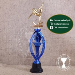 Trofeo plástico gimnasia artística - danza - Ovalado BN - - comprar online