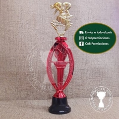 Trofeo plástico natación largada doble 2D - Ovalado BN - - tienda online