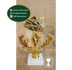 Trofeo souvenir truco laurel cartas españolas - BB