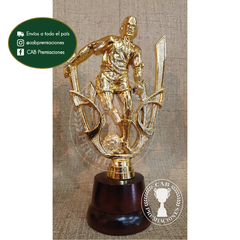 Trofeo Souvenir fútbol oferta en base de madera