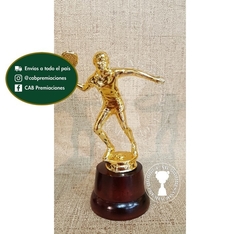 Trofeo Souvenir padel alto paddle en base de madera