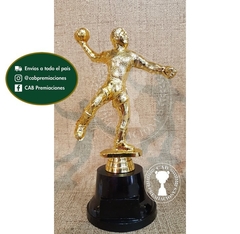 Trofeo Souvenir handball jugador handbol en BN