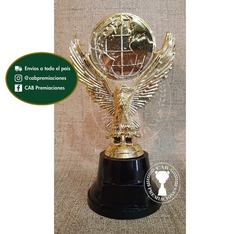 Trofeo Souvenir águila mundo standard en BN