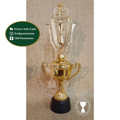 Copa plástica Fac con figura 4° puesto standard BE