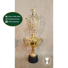 Copa plástica Fac con figura 1° puesto standard BE