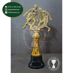 Trofeo Souvenir fútbol jugadores c/col baja en BN