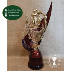 Trofeo metálico c/ figura Fútbol Alto BM - Envolvente