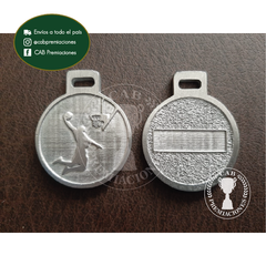 Medalla metálica basket 3,5 cm diámetro standard - básquet - - CAB Premiaciones