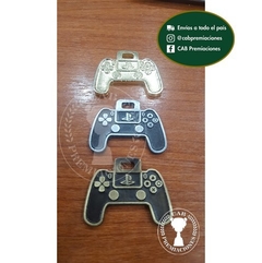 Medalla metálica joystick playstation 4x2,5 cm diámetro standard - comprar online