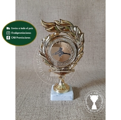 Trofeo souvenir fútbol femenino arquera valla menos vencida - BB