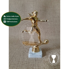 Trofeo souvenir fútbol femenino alto - BB