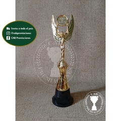 Trofeo Souvenir alado honor al mérito standard c/col baja en BN