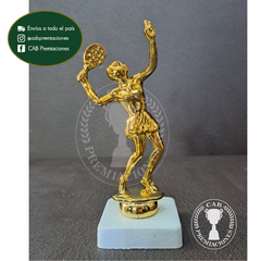 Trofeo souvenir padel paddle femenino - BB